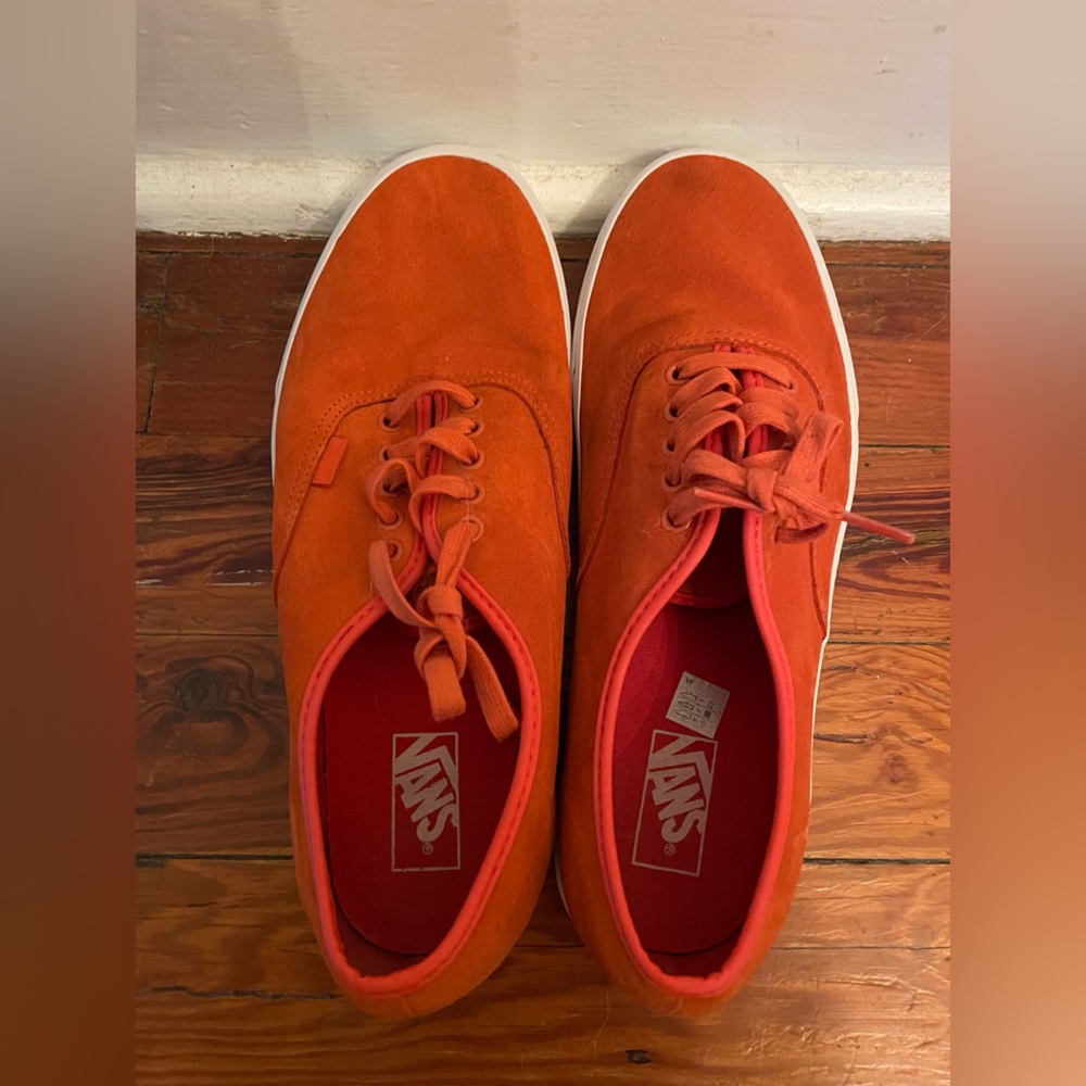Orange Suede Vans Classics Size 13
